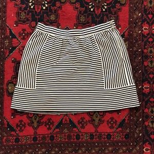 Madewell striped mini skirt